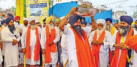 शीशगंज गुरुद्वारा की दर्शन डयोढ़ि का शिलान्यास
