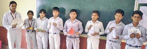 बीआर ज्ञानदीप विद्यालय में हुई आर्ट एंड क्राफ्ट प्रतियोगिता