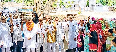 न्याय यात्रा का ग्रामीणों ने किया स्वागत