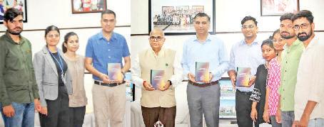 हकेंवि कुलपति ने पुस्तक का किया विमोचन