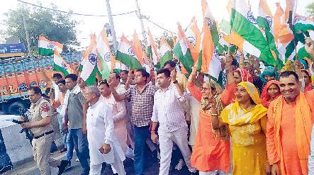 तिरंगा यात्रा से होता है राष्ट्र भाव का जागरण : सत्यव्रत शास्त्री