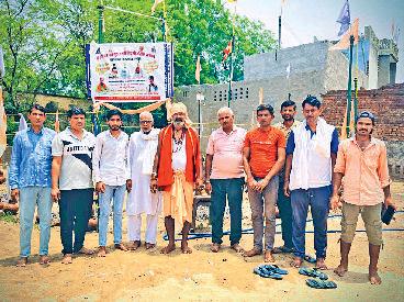 सिहमा में अग्नि तपस्या के समापन पर लगाया भंडारा