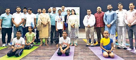 योग प्रतियोगिता में आरपीएस की प्रतिभा छाई