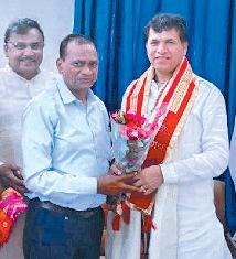 विधानसभा चुनाव में योगदान पर बिशन ने किया कैलाश चौधरी का सम्मान