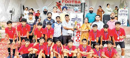 टूनार्मेंट में आरपीएस की टीम बनी उपविजेता
