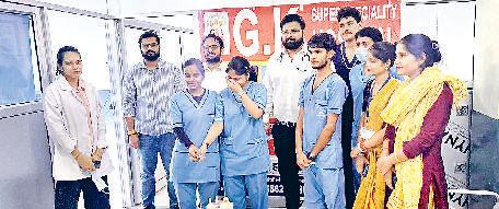 जीके सुपर स्पेशलिस्ट हॉस्पिटल राष्ट्रीय चिकित्सक दिवस मनाया