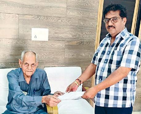 धर्मपाल बुढलाडिया पांचवीं बार बने श्रीराम सेवा समिति के प्रधान