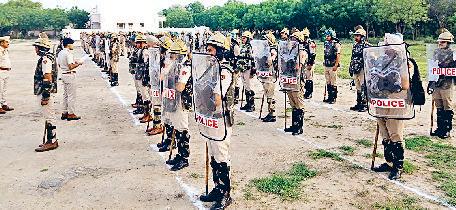 आपात स्थितियों से निपटने के लिए की मॉक ड्रिल