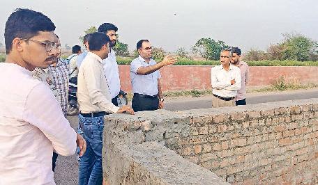 मानसून को लेकर एसडीएम ने किया निरीक्षण