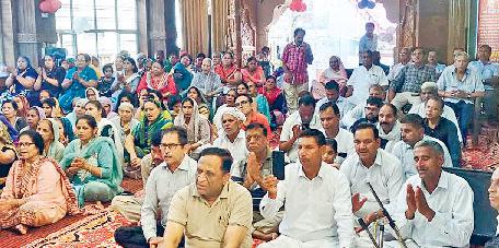 श्री सनातन धर्म मंदिर में आयोजित वार्षिक महोत्सव का पहला दिन शुभ कर्म कर अपने जीवन को संवारे : संत राजदास