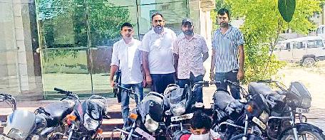 अंतरराज्यीय बाइक चोर गिरोह का पर्दाफाश, दो आरोपी गिरफ्तार
