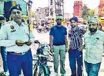 मई माह में पुलिस ने 7892 वाहनों के चालान काटकर 49.58 लाख रुपये का जुर्माना वसूला
