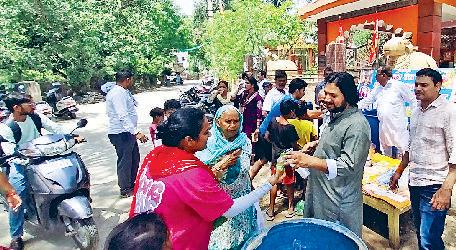 निर्जला एकादशी पर पूरे दिन चला धर्म-कर्म, जगह-जगह लगी छबील