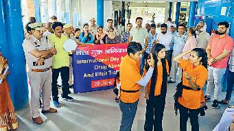 गुप्त नवरात्र की हुई शुरूआत, 9 मॉल, बस स्टैंड, स्टेशन व गांवों में चलाया नशा विरोधी अभियान
