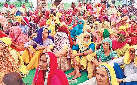 अस्पताल बनाने का आश्वासन नहीं मिला तो रेवाड़ी की ओर कूच कर करेंगे बड़ा आंदोलन