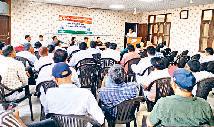 बहुउद्देश्यीय स्वास्थ्य कर्मचारी एसो की राज्य कार्यकारिणी की बैठक