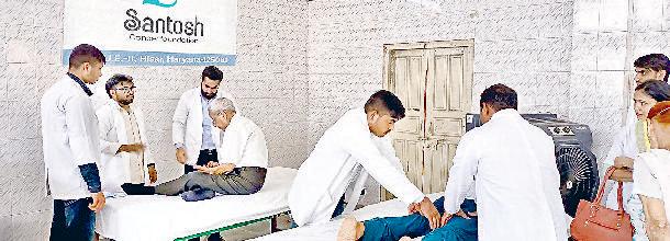 200 से अधिक मरीजों ने स्वास्थ्य जांच का उठाया लाभ