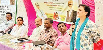पाटन के ग्राम धनेटा, सहसन और बरोदा में हुई कृषक संगोष्ठी