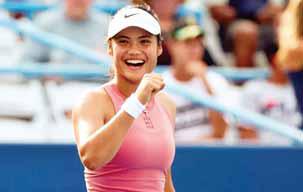 टेनिस डीसी ओपन : सेमीफाइनल में पहुंची एम्मा और लेयला