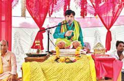 श्री हरि विष्णु के अवतार भगवान श्री कृष्ण ने महालक्ष्मी की अंशावतार रुक्मणी का वरण किया - पं रवि शास्त्री