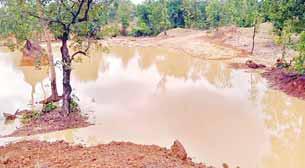 जिले के 18 अमृत सरोवर पहली बारिश में ही पानी से हुए लबालब
