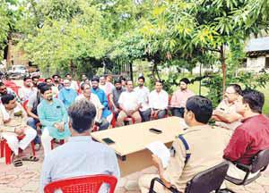माहर्रम को लेकर हुई शांति समिति की बैठक