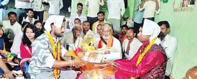 दहेज मुक्त अभियान में दिया संदेश