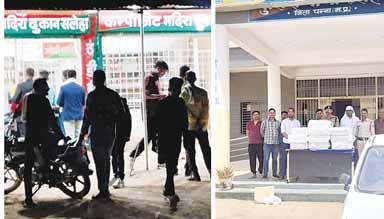 पन्ना पुलिस द्वारा सलेहा थाना क्षेत्र में अवैध शराब का परिवहन करने वाले आरोपियों के विरूद्ध की गई वैधानिक कार्यवाही