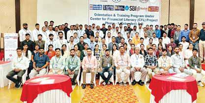 वित्तीय साक्षरता कार्यक्रम भारतीय रिजर्व बैंक, नाबार्ड, सहयोगी बैंकों एवं आरोह फाउंडेशन के संयुक्त तत्वाधान में कार्यक्रम आयोजित