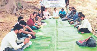 जन अभियान परिषद द्वारा जल गंगा संवर्धन अभियान अन्तर्गत जल संवाद सम्पन्न