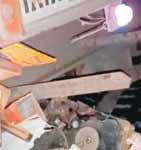 ट्रेलर से भिड़ी बोलेरो, पूर्व बीएसएफ जवान की दर्दनाक मौत, छह घायल, तीन की हालत नाजुक