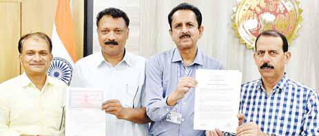 एनसीएल ने सीएसआर के तहत जिला दिव्यांग पुनर्वास केंद्र के संचालन व प्रबंधन हेतु किया एमओयू