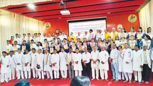 प्रांत स्तरीय मंच से देवेंद्रनगर का गौरव वंदनीय- चार मेधावी विद्यार्थियों का सम्मान