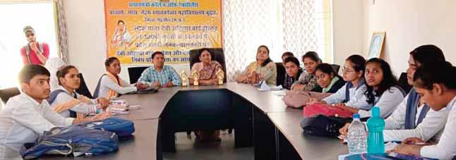 शासकीय नेहरू महाविद्यालय में लोकमाता देवी अहिल्याबाई के जीवन दर्शन पर आधारित निबंध एवं भाषण प्रतियोगिता का किया गया आयोजन