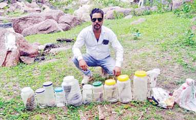 एक माह में विभिन्न प्रजाति के 100 से अधिक सर्पों का सर्प प्रहरियों ने रेस्क्यू कर छोडा जंगल में