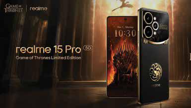 Realme 15 Pro debuts Game of Thrones edition in India