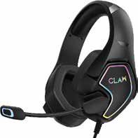 CLAW GH40 gaming headset offers studiograde sound and RGB style