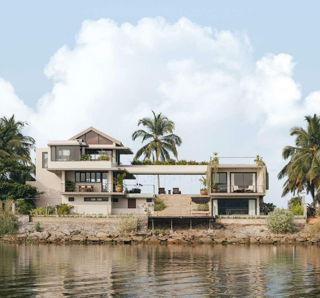 Rooh A House Shaped by Water and Stillness