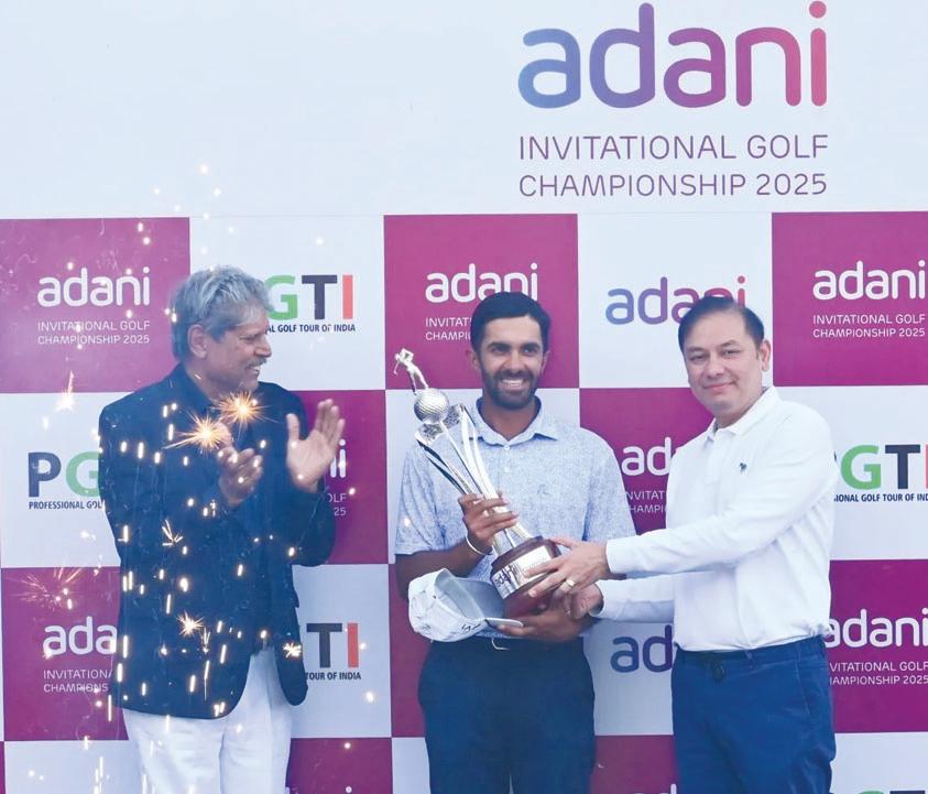 Adani Invitational Golf: Saptak Talwar bags maiden title with thrilling win on home turf