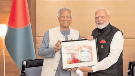 PM Modi meets Yunus, flags concerns over safety of minorities in Bangladesh