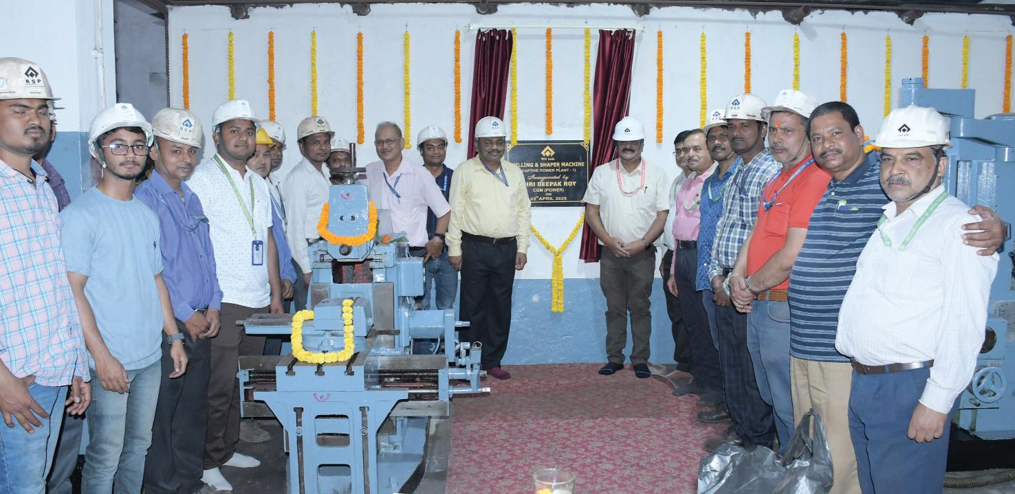 In-house revival of critical workshop machines boosts efficiency at RSP's Captive Power Plant-1