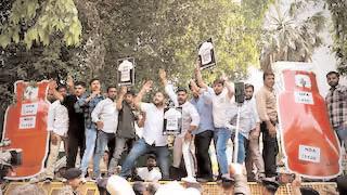 Indian Youth Congress stages protest over fuel, LPG price hike