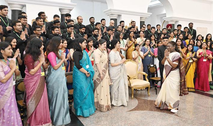 Your contributions at local, State level to help achieve national goals: President Murmu to IAS officers