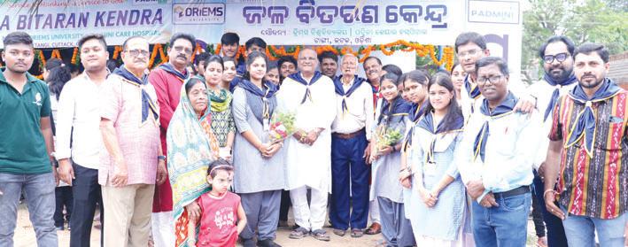 DRIEMS University NSS Wing launches Jala Seva Kendra at Tangi Bus Stand