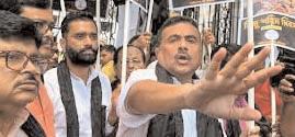 BJP MLAs observe 'Hindu Shahid Diwas' outside WB Assembly, target CM's head