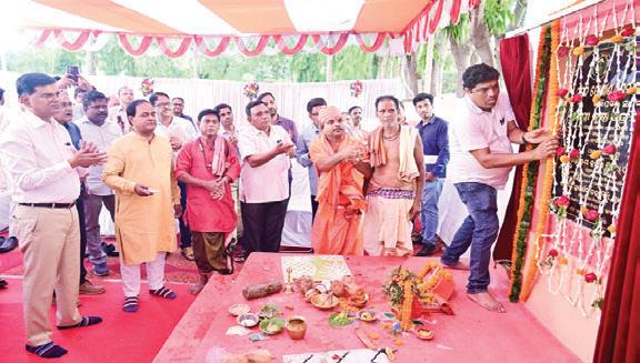 Minister Patra lays foundation stone for new Odisha State Supply Corporation building