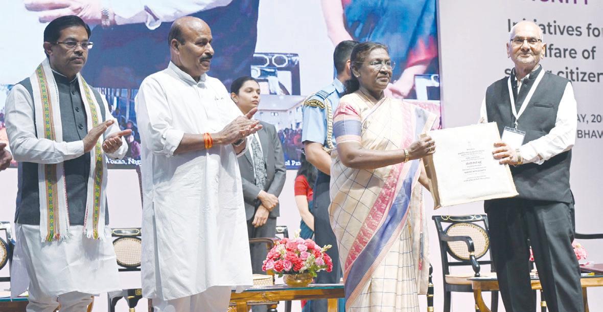 Well-being of senior citizens essential for guiding families & society: Murmu