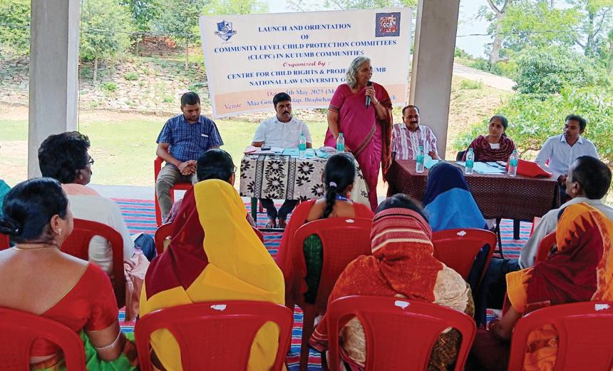 NLUO launches community-level child protection committees in Cuttack