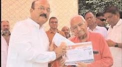 Delhi minister hands out Ayushman cards to 10 senior citizens in Janakpuri