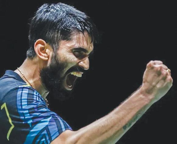 Fighting Srikanth keeps India's flag flying, enters semifinal of Malaysia Masters